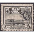 British Guiana 1954 - 63 QE2 1ct GPO George Tow...