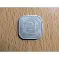 Eastern Caribbean Territories 1981 2 Cents Coin