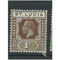 st.lucia stamps george v sg93 hm