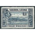 Sierra Leone 1938 SG200 £1 Deep Blue Unmounted ...