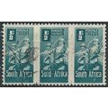 South Africa 1942 SG97 1/2d Blue-Green Unit Fin...