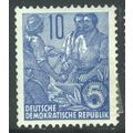 Germany 1955 - 10pf blue - Engineers - unused h...
