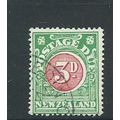 new zealand stamp postage due sgd40 sg d40 used...