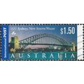 AUSTRALIA, BRIDGE, Sydney harbour, Olympics, blue 2000, 19mm