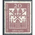 Germany 1960 - SG1252 - 20pf vermillion & red -...