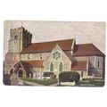 SEAFORD CHURCH, SUSSEX used antique postcard 19...