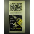 1949 Old Smuggler Scotch Ad - Cartoon by Richar...