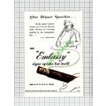 G K Chesterton Embassy Cigar Small Advert - 195...