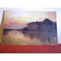 'AT EVEN TIDE' by Prof. Van Hier used antique p...