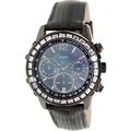 New Guess Swarovski Crystal Chronograph Black C...