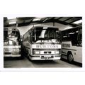 Black & White Photo of Burton Coaches (Haverhil...