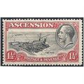 Ascension Island 1934 SG23 1 1/2d Black & Scarl...