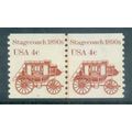 1898A 4c Stagecoach Fine MNH Dry Gum CNP Left 4...