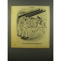 1946 Pepsi-Cola Soda Ad - Cartoon by Phil Hustis