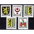 GERMANY DDR [1984] MiNr 2857-61 ( **/mnh ) Wappen