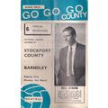 STOCKPORT COUNTY v BARNSLEY football programme ...