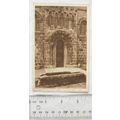 vintage postcard Dalmeny Church, The South Door