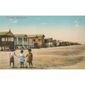 Port Said Egypt Bathing Huts Antique Postcard