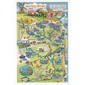 Norfolk Broads Map Postcard 36348