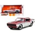 1967 Chevrolet Camaro Candy Red and Silver Meta...