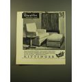 1961 Kittinger King-of-Ease Reclining Chair Ad ...