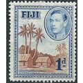 Fiji 1938 SG250 1d Brown & Blue Mounted Mint.. .