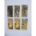 AFRICAN WILD LIFE Brooke Bond Tea 6 loose cards...