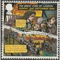 2016 Great Fire of London 1st Value.. People Fl...