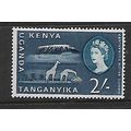 KENYA UGANDA TANGANYIKA 1960 SG 194 2s DEEP GRE...