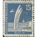 BERLIN, Air bridge monument, Tempelhof, blue 19...