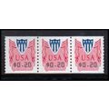CVP33 20c Shield Very Fine MNH Strip of 3 PA5312