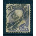 Used 212 1c Benjamin Franklin Fine M01576