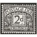 1924 D13 2d Agate Postage Due Mounted Mint . .. .