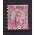 INDIA 1926 SG 212 8a REDDISH PURPLE FINE USED #
