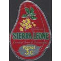 SIERRA LEONE, Kola Nut, red 1967, 3c