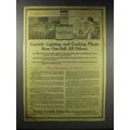 1916 Union-Carbide Light and Cooking Plants Ad