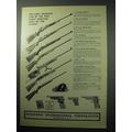 1958 Firearms International Ad - Sako F.N. Aya Lion +