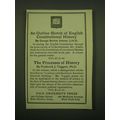 1918 Yale University Press Ad - sketch of Engli...