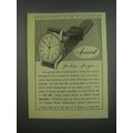 1949 Accurist Watches Ad - Precision with elegance