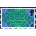 1969 Post Office Technology 9d Emerald Blue and...