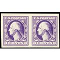 535, Mint Superb NH 3¢ Imperforate Pair of Stam...