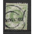 GREAT BRITAIN QV 1887 1s DULL GREEN SG 211 USED