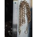 Thick Chunky Heavy Gold Tone Chain Link Necklac...