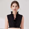 Women False Half Collar Fake Shirt Blouse Ladie...