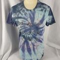 No Boundaries Women's Zodiac Sign Tie Dye Blue ...