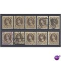 BULK LOT.SG529 1s Bistre x 10.Fine Used.11g