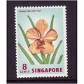 Singapore 1963 8c Vanda Orchid sg 68 m / mint