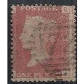 1858 SG43 1d Red Plate 89 Good/Fine Used Check ...