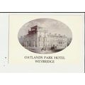 Surrey WEYBRIDGE Oatlands Park Hotel Postcard