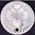 1827 E Austria 20 Kreuzer Silver Coin